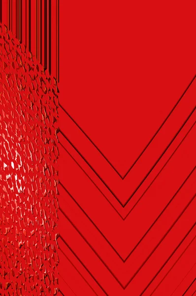 Geometry grace  - in red. Abstract backgroung. — Stock Photo, Image