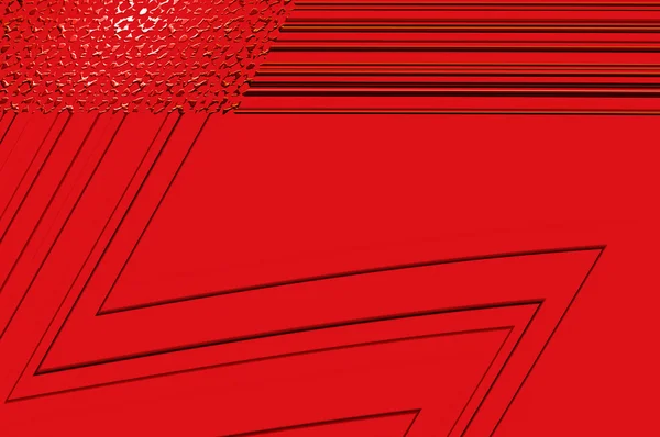 Geometry grace  - in red. Abstract backgroung. — Stock Photo, Image