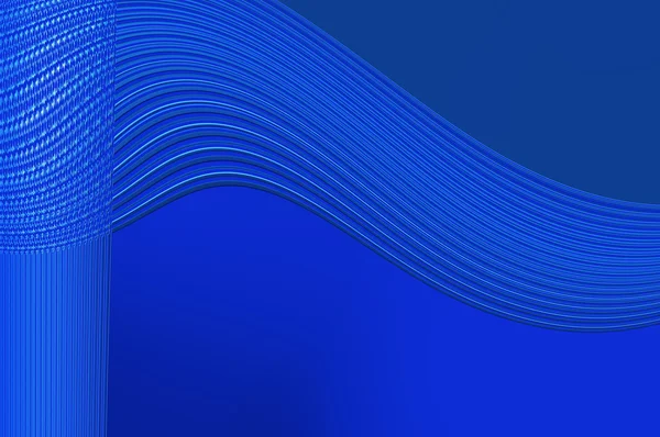 La gracia de la geometría - en azul. Fondo abstracto . — Foto de Stock