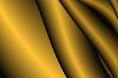 hacimsel dalgalar fantezi altın olarak.