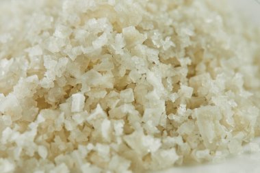 Tuz çiçeği - Fleur de sel beyaz Fransız tuzu.