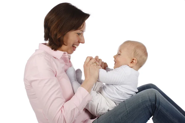 Madre con su hijo — Foto de Stock