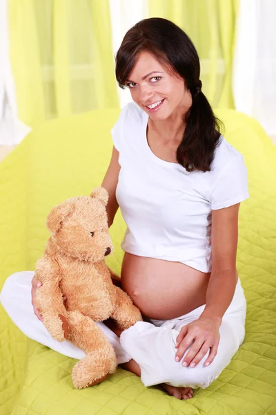 Portrait of pregnant woman — Stock Photo, Image