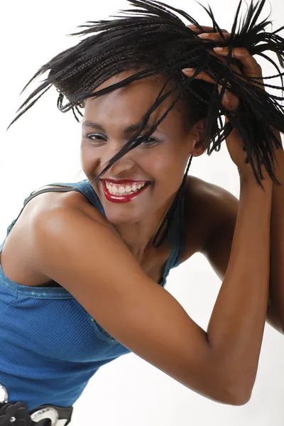 魅力的な黒人女性 — ストック写真