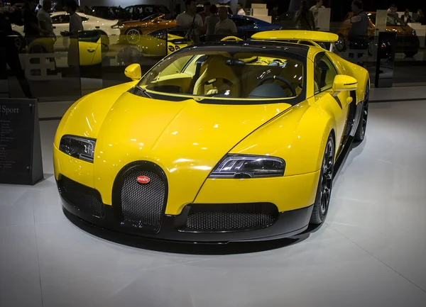 Bugatti yelow Stock Image
