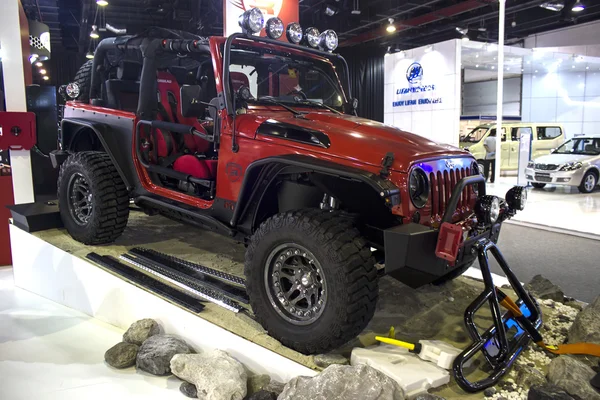 Warna merah JEEP — Stok Foto