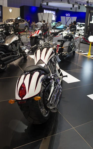 Victory motorcycle back view — Stock Photo, Image