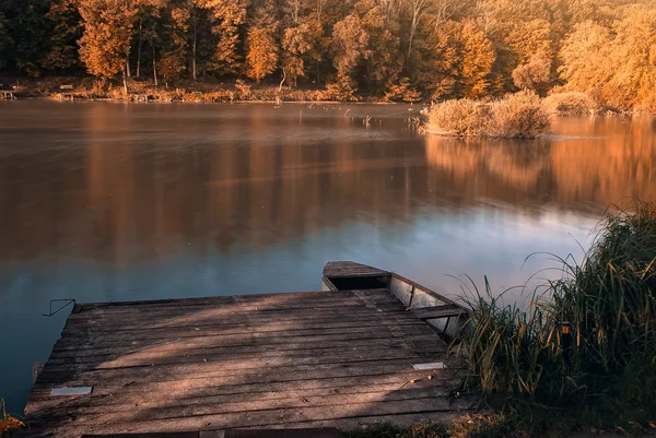 Lac d'automne — Photo