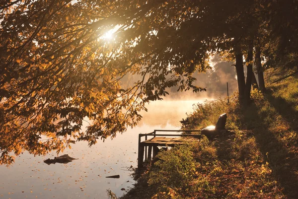 Lac d'automne — Photo