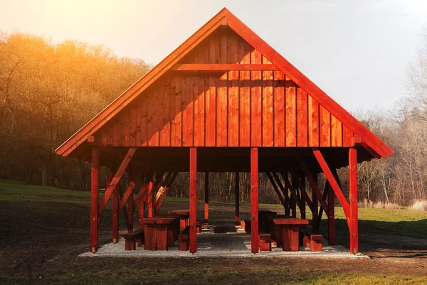 Pabellón de madera — Foto de Stock