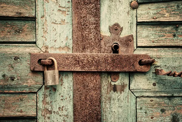 Locked door — Stock Photo, Image