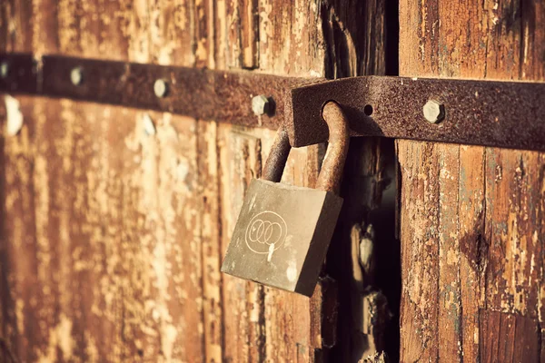 Locked door — Stock Photo, Image