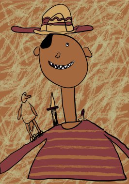 Bir çocuğun resmi.