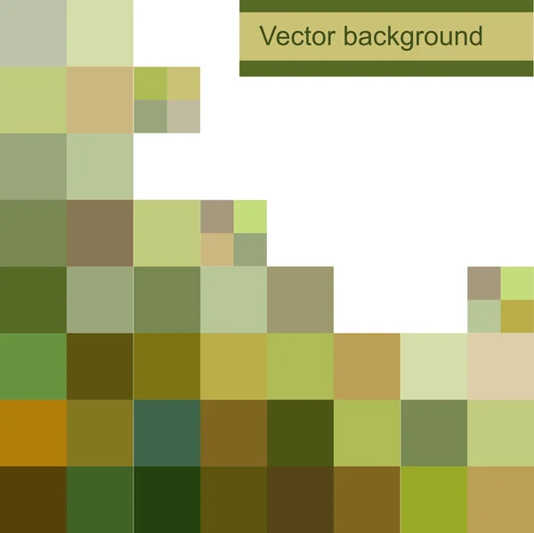 Vector achtergrond van geometrische pleinen — Stockvector