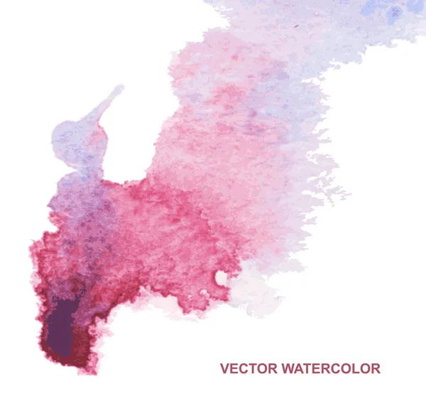 Aquarel vlekken, ontwerpelement, achtergrond en patroon vector. — Stockvector