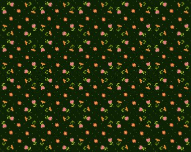 Vektör çiçek arkaplanı, desen