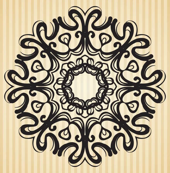 Diseño floral vectorial — Vector de stock