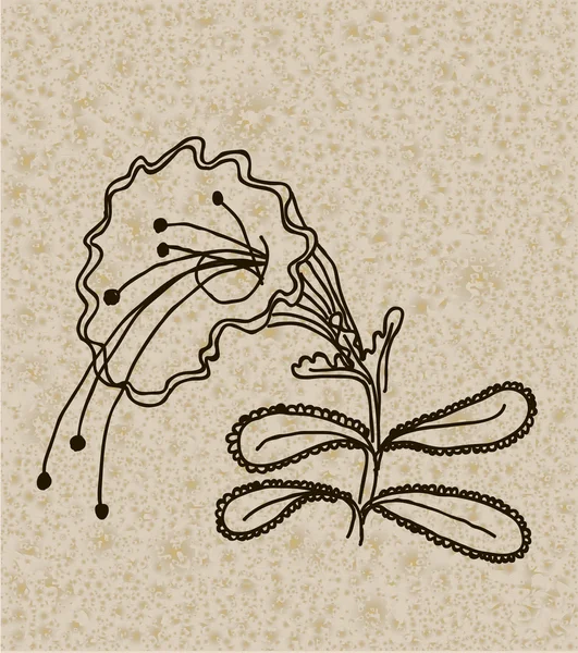 Fond de fleur vectoriel pour la conception — Image vectorielle