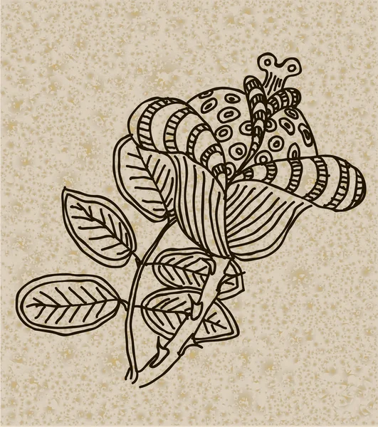 Fond de fleur vectoriel pour la conception — Image vectorielle