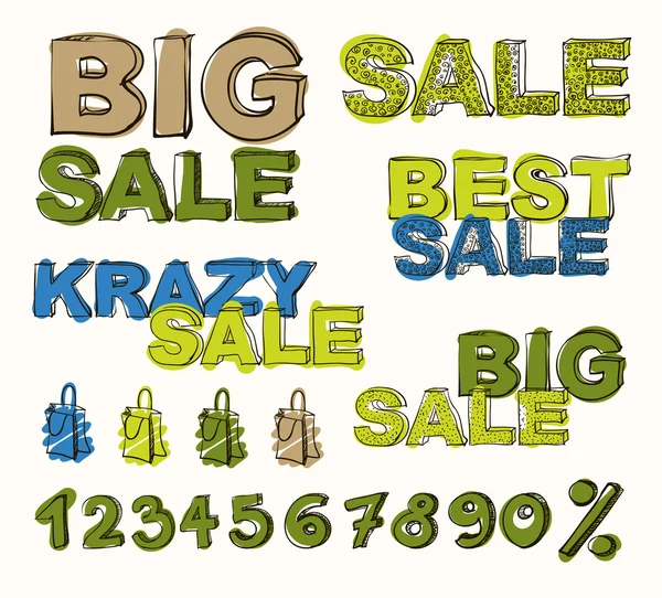 Big sale vector background — Stock Vector