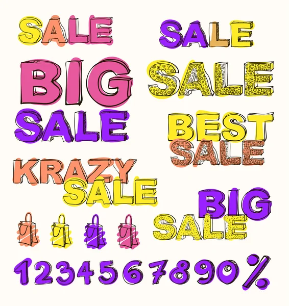 Big sale vector background — Stock Vector