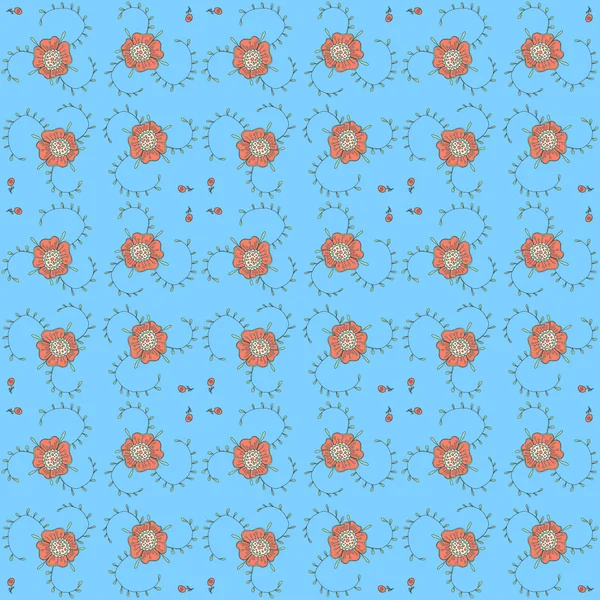 Διάνυσμα floral φόντο, μοτίβο — Διανυσματικό Αρχείο