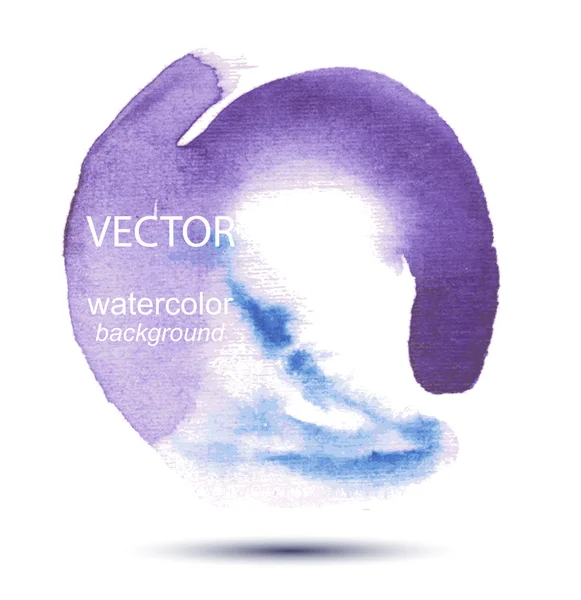 Vektor-Aquarellflecken — Stockvektor