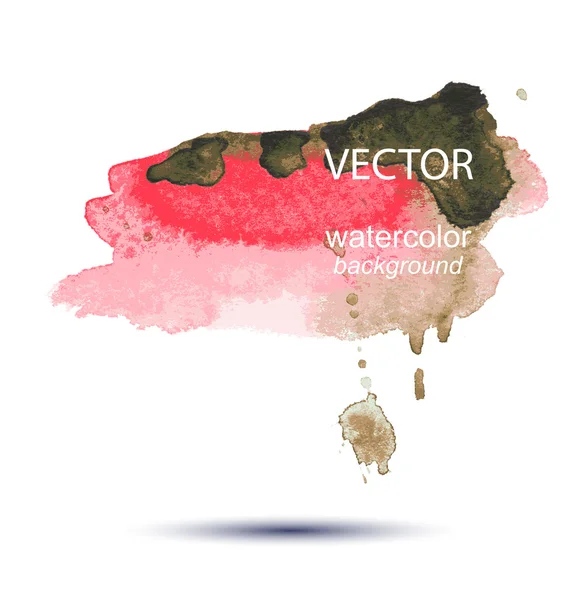 Fundo aquarela abstrato — Vetor de Stock