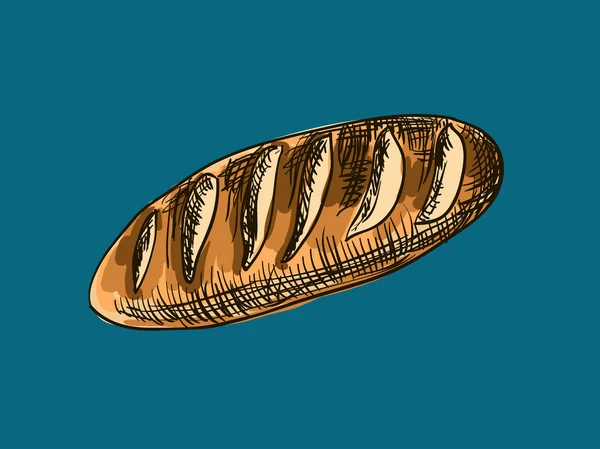 Иллюстрация хлеба — стоковый вектор