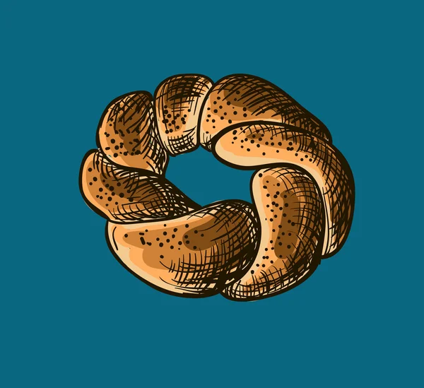 Illustrazione del pane — Vettoriale Stock