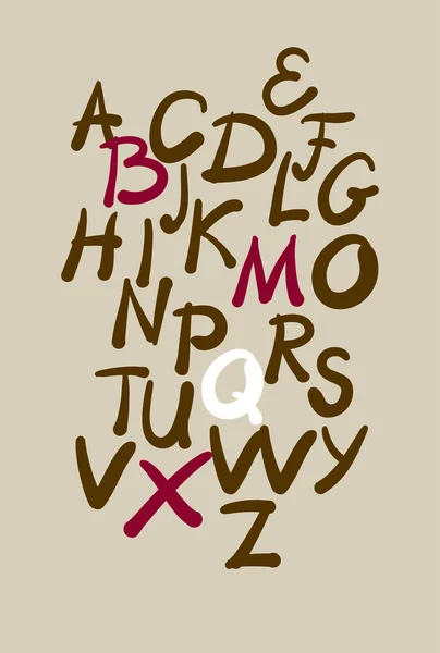 Alphabet — Image vectorielle