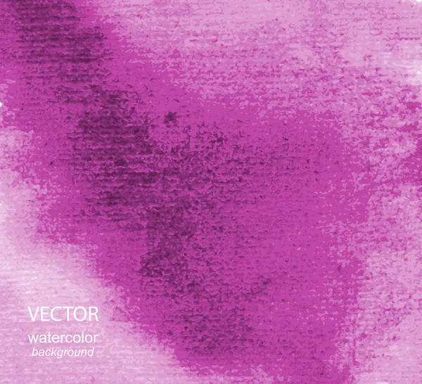 Acuarela abstracta pintada a mano de fondo en colores violeta — Vector de stock