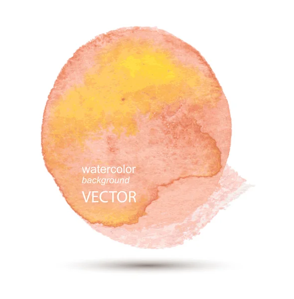 Abstracte aquarel hand geschilderd achtergrond — Stockvector