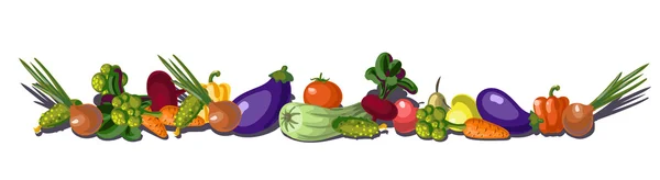 Vegetable set — Stock Vector