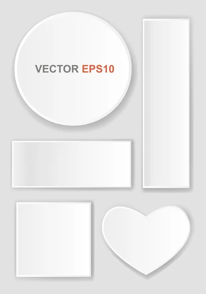 Web-Buttons für Design. — Stockvektor