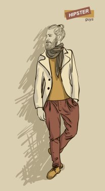 şık bir saç kesimi olan adam