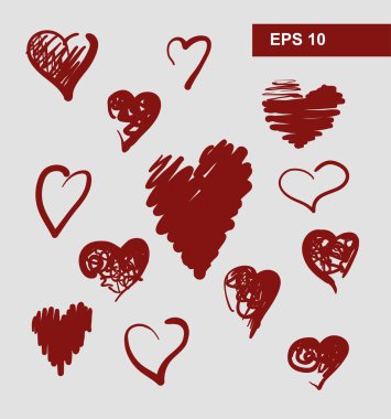 Düğün ve Sevgililer Tasarım Kalpler