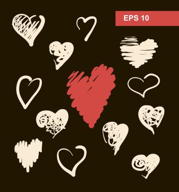 Düğün ve Sevgililer Tasarım Kalpler