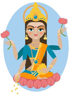 karikatür vektör lakshmi