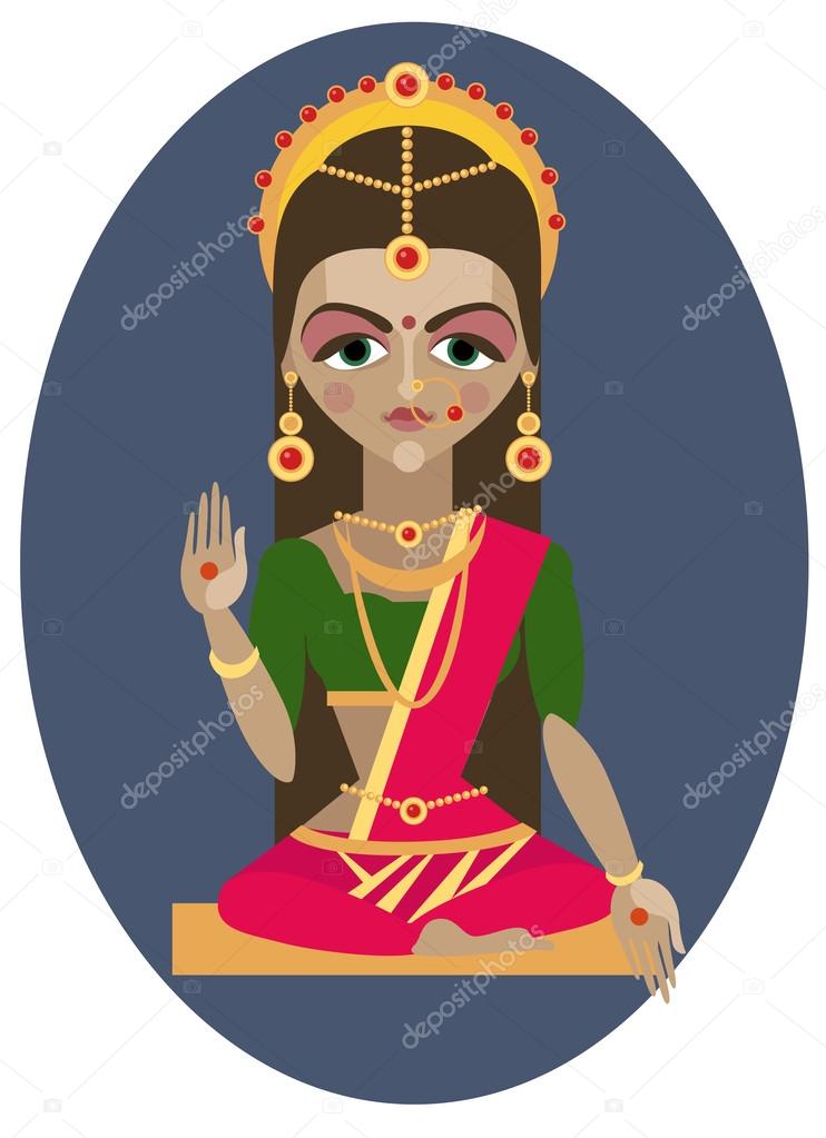 Indian goddess parvati Stock Vector Image by ©mamziolzi #46219645 Indian goddess parvati Stock Vector Image by ©mamziolzi #46219645