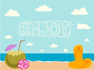 Yaz arka plan keyfini çıkarın