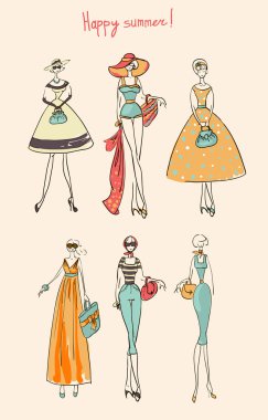 güzel moda şehir kızlar topluluğu