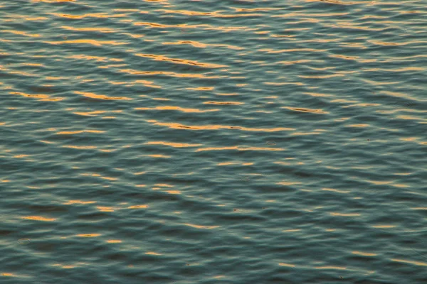 Ondulations Surface Eau Mer Lac Coucher Soleil Texture Surface Eau — Photo