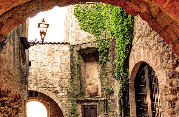 Eski kasaba sarsak, costa brava, İspanya