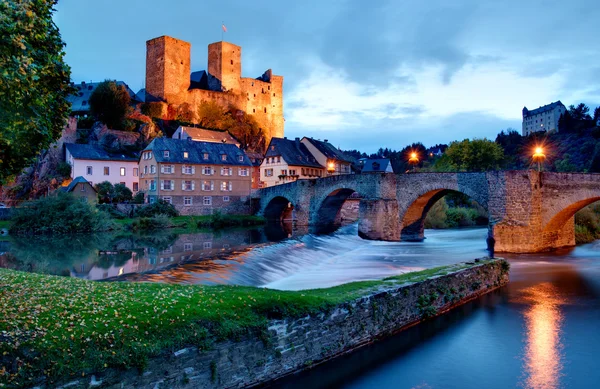 Castelo medieval alemão típico — Fotografia de Stock