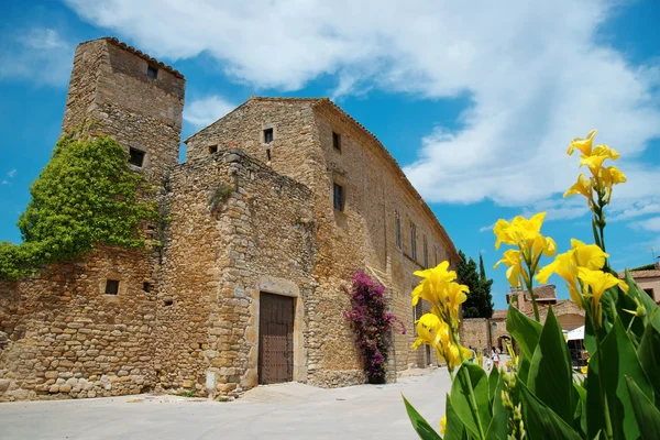 Peratallada, costa brava, cataonia, İspanya