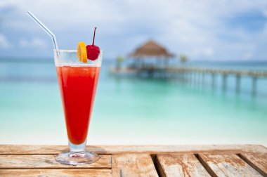kırmızı - portakal suyu bir lüks tatil tatil