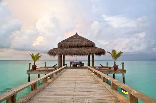 Maldivian strand – stockfoto