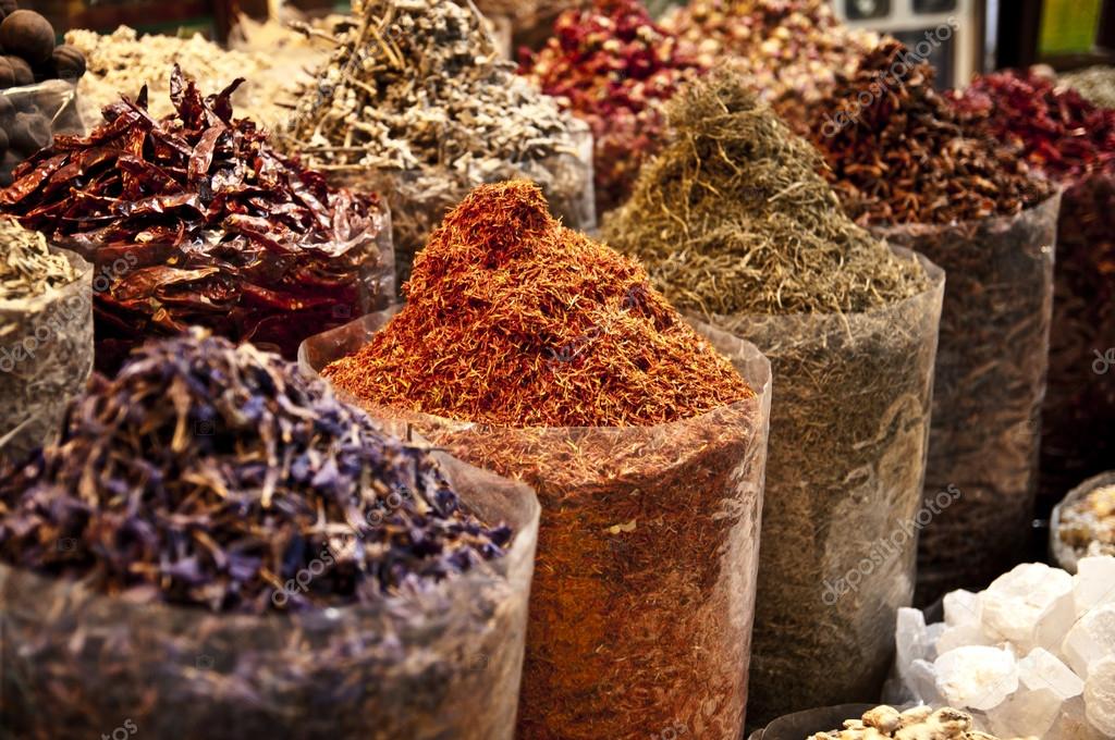 Spice market in the Middle East ⬇ Stock Photo, Image by © w3design