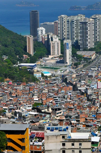 Фавела rocinha, Ріо-де-Жанейро — стокове фото